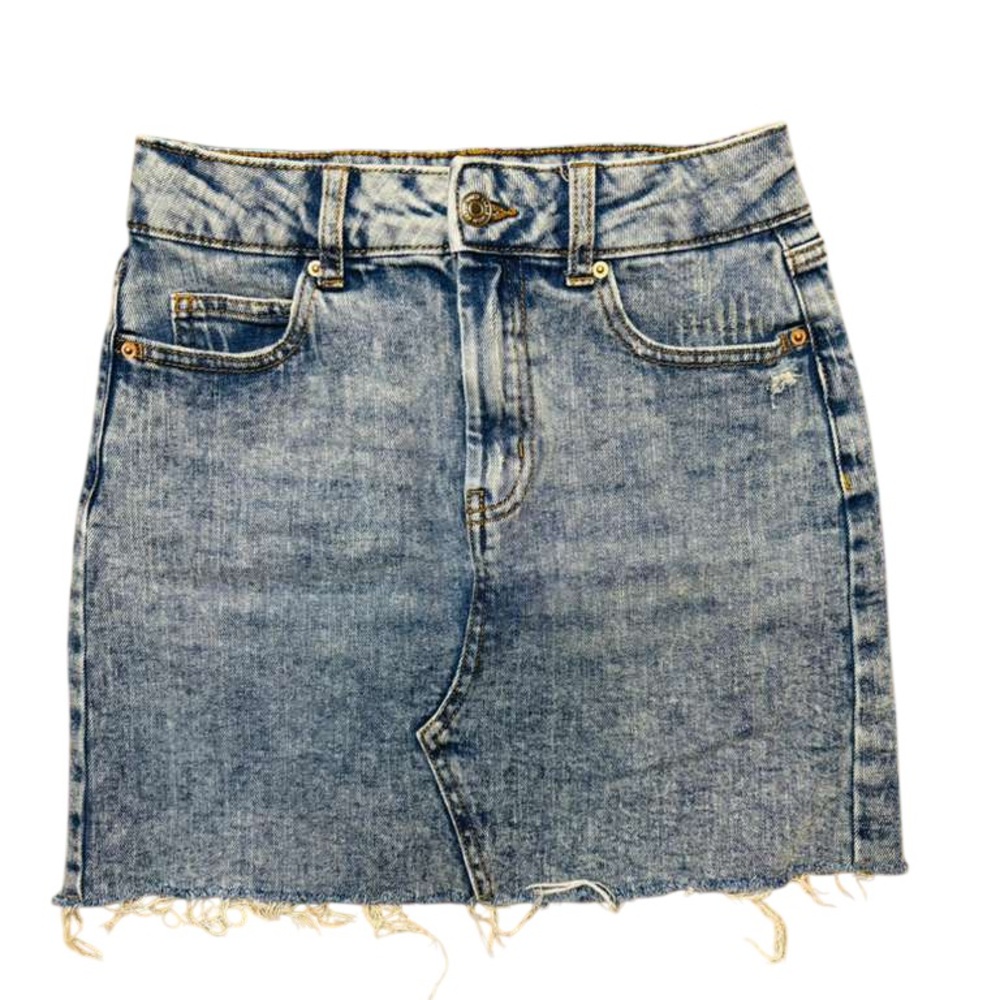 Wild Fable Blue Denim Mini Skirt